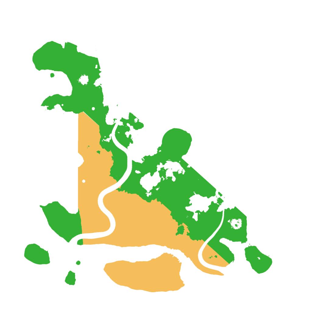 Biome Rust Map: Procedural Map, Size: 2900, Seed: 26422