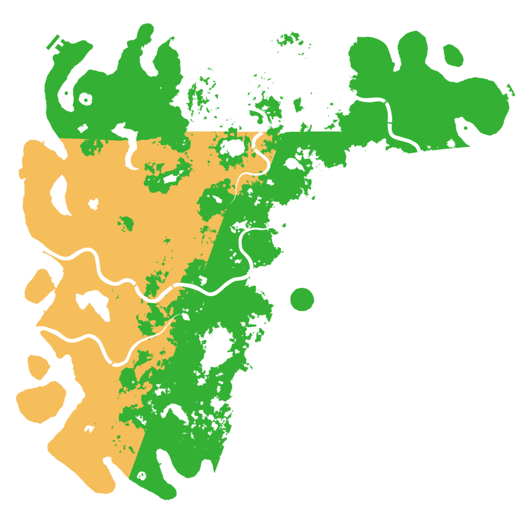 Biome Rust Map: Procedural Map, Size: 6000, Seed: 74443100