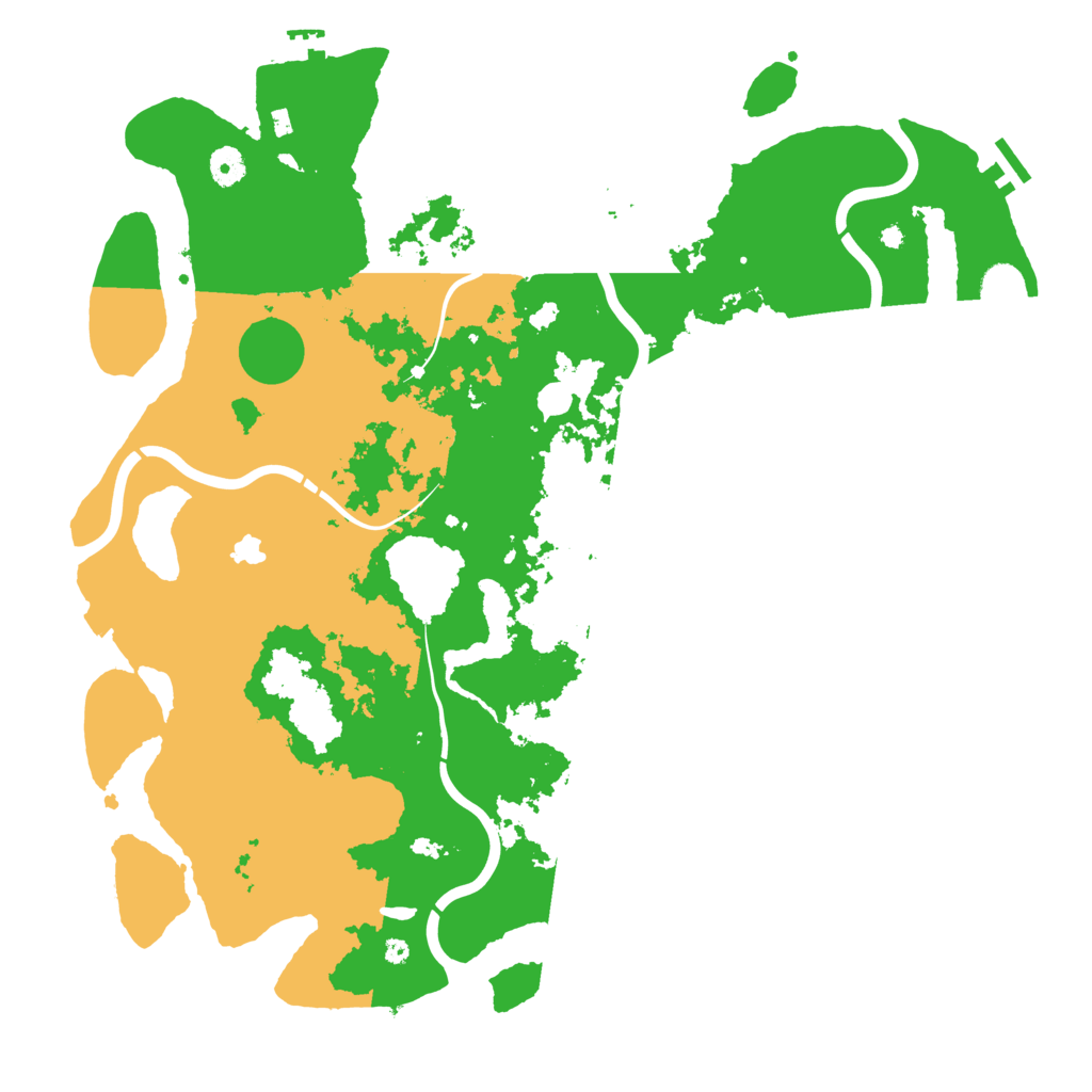 Biome Rust Map: Procedural Map, Size: 4400, Seed: 1163659443