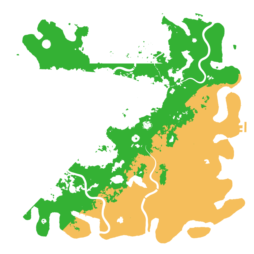 Biome Rust Map: Procedural Map, Size: 5000, Seed: 156299232