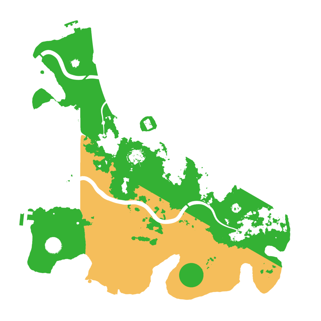 Biome Rust Map: Procedural Map, Size: 3500, Seed: 856632