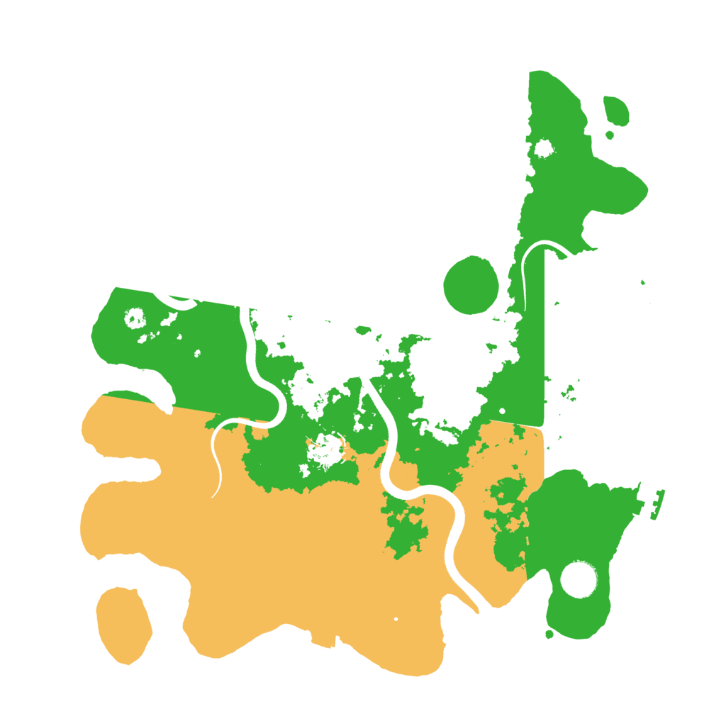 Biome Rust Map: Procedural Map, Size: 3500, Seed: 874612393