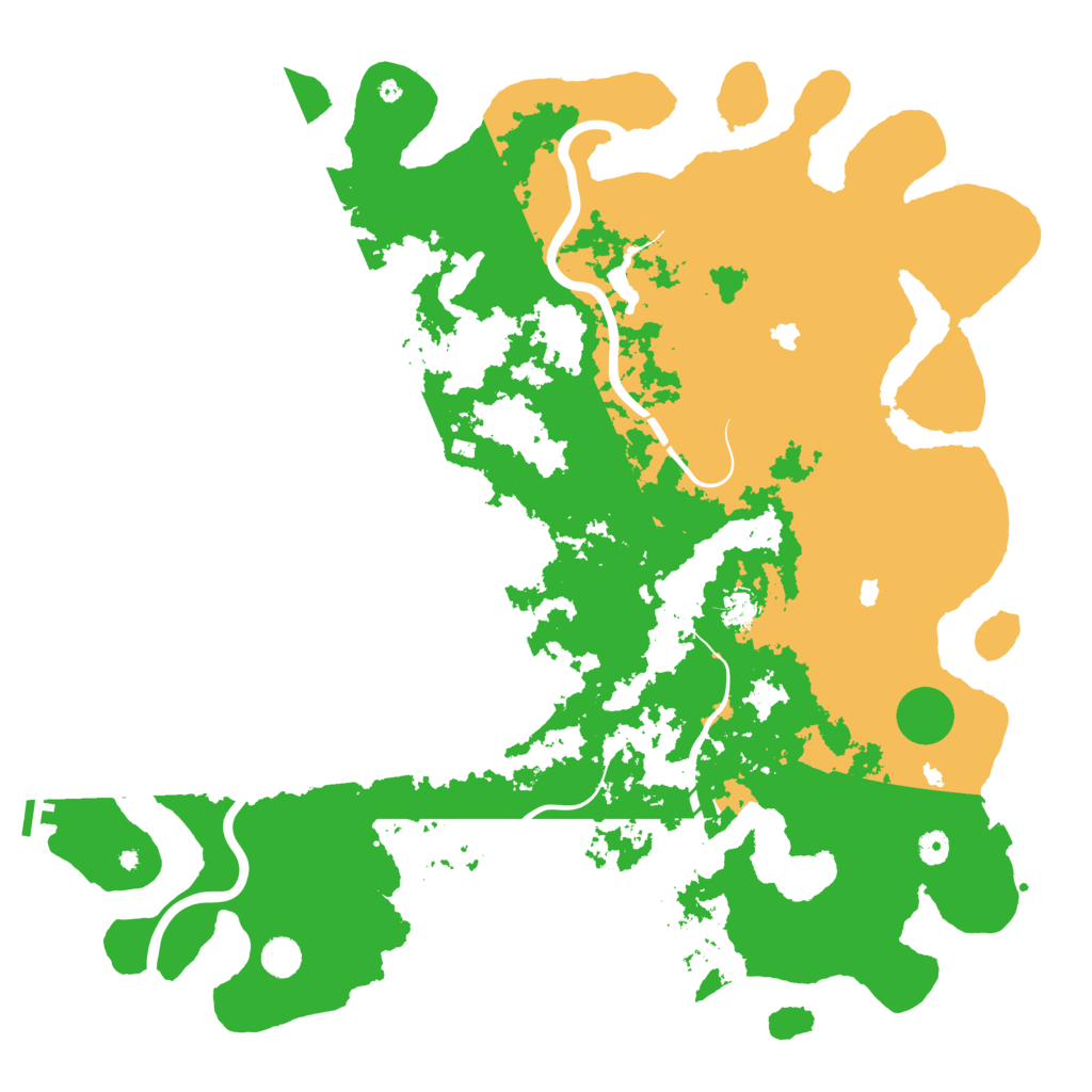 Biome Rust Map: Procedural Map, Size: 5000, Seed: 81736