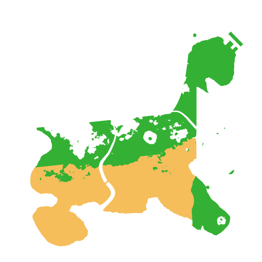 Biome Rust Map: Procedural Map, Size: 3000, Seed: 1152055447