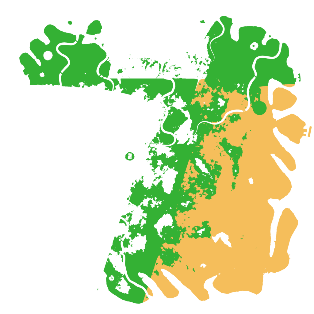 Biome Rust Map: Procedural Map, Size: 6000, Seed: 98746541
