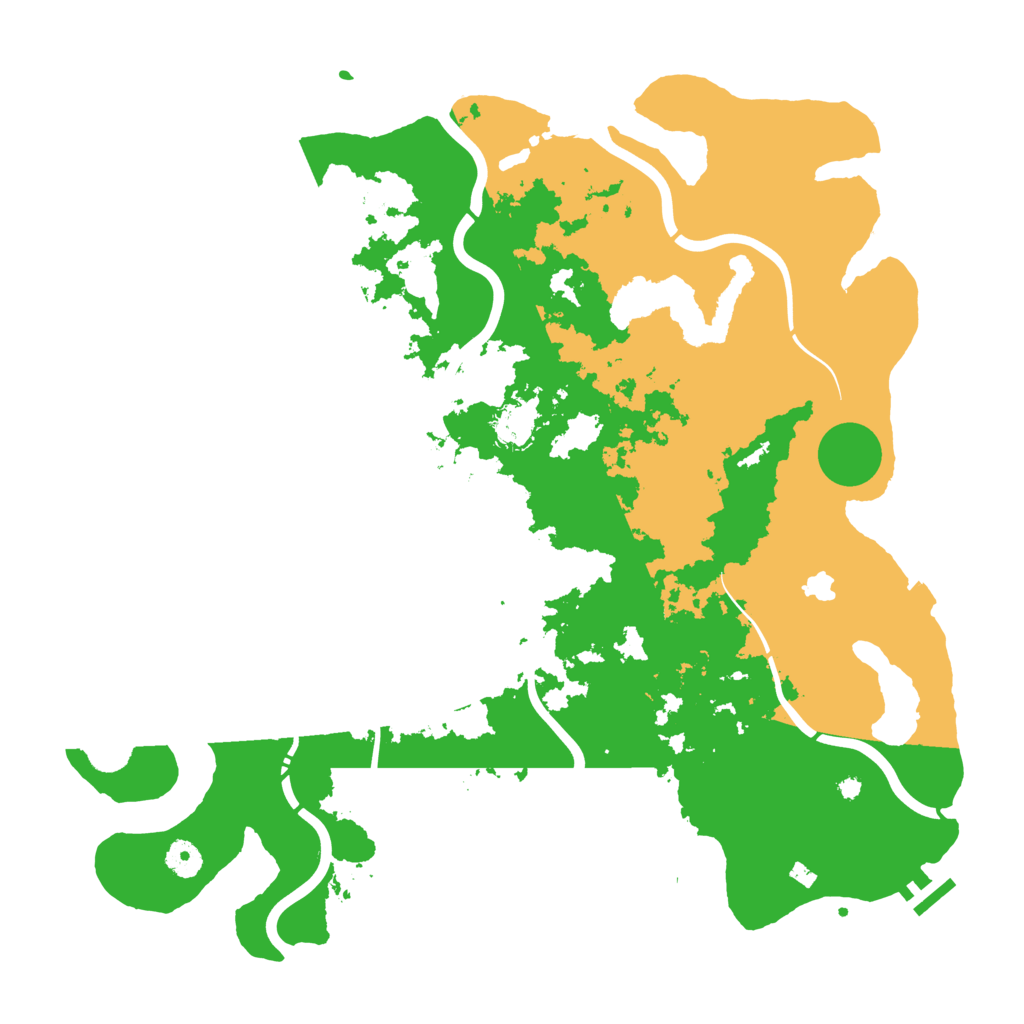 Biome Rust Map: Procedural Map, Size: 4250, Seed: 81736