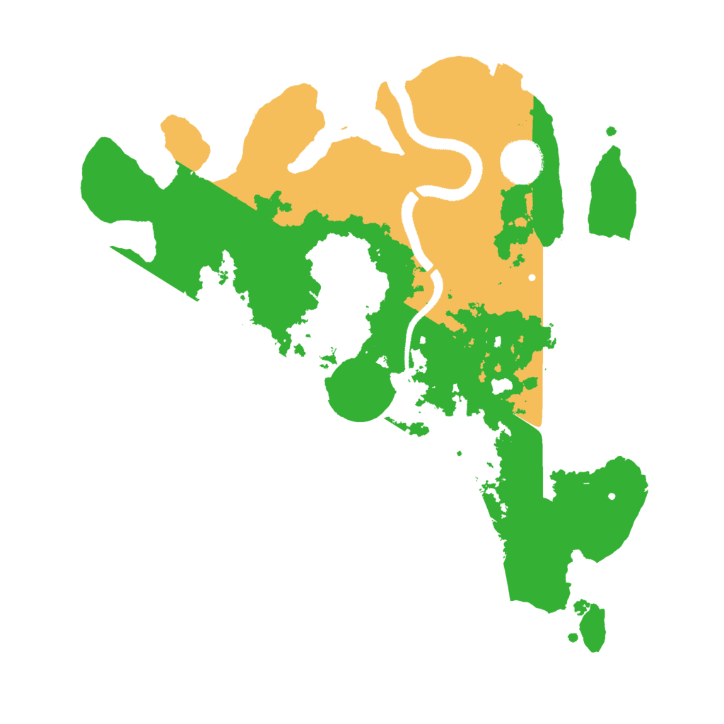 Biome Rust Map: Procedural Map, Size: 3000, Seed: 90212472