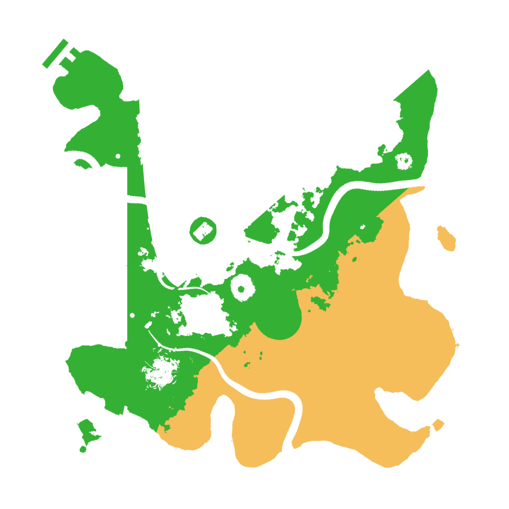 Biome Rust Map: Procedural Map, Size: 3050, Seed: 863372064