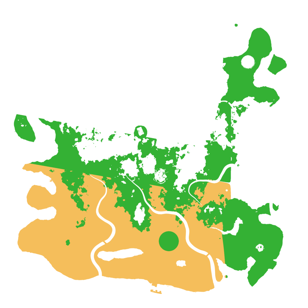 Biome Rust Map: Procedural Map, Size: 4096, Seed: 1925112221