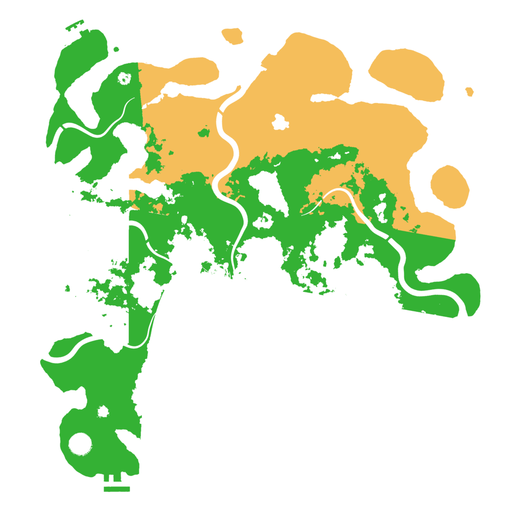 Biome Rust Map: Procedural Map, Size: 4000, Seed: 1707573796