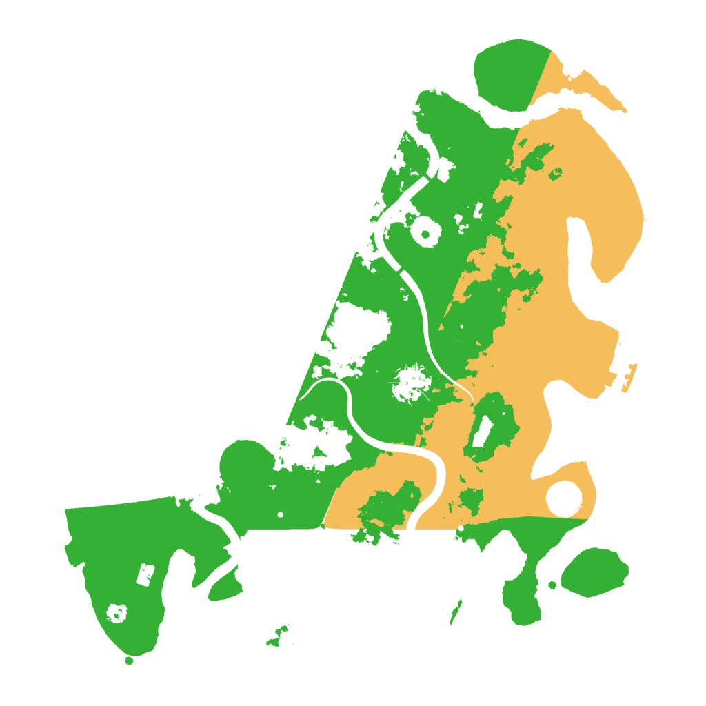 Biome Rust Map: Procedural Map, Size: 3500, Seed: 6963
