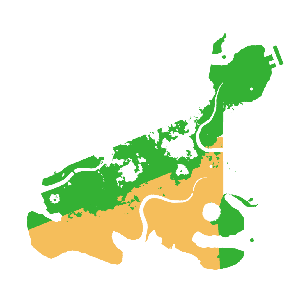 Biome Rust Map: Procedural Map, Size: 3000, Seed: 6049