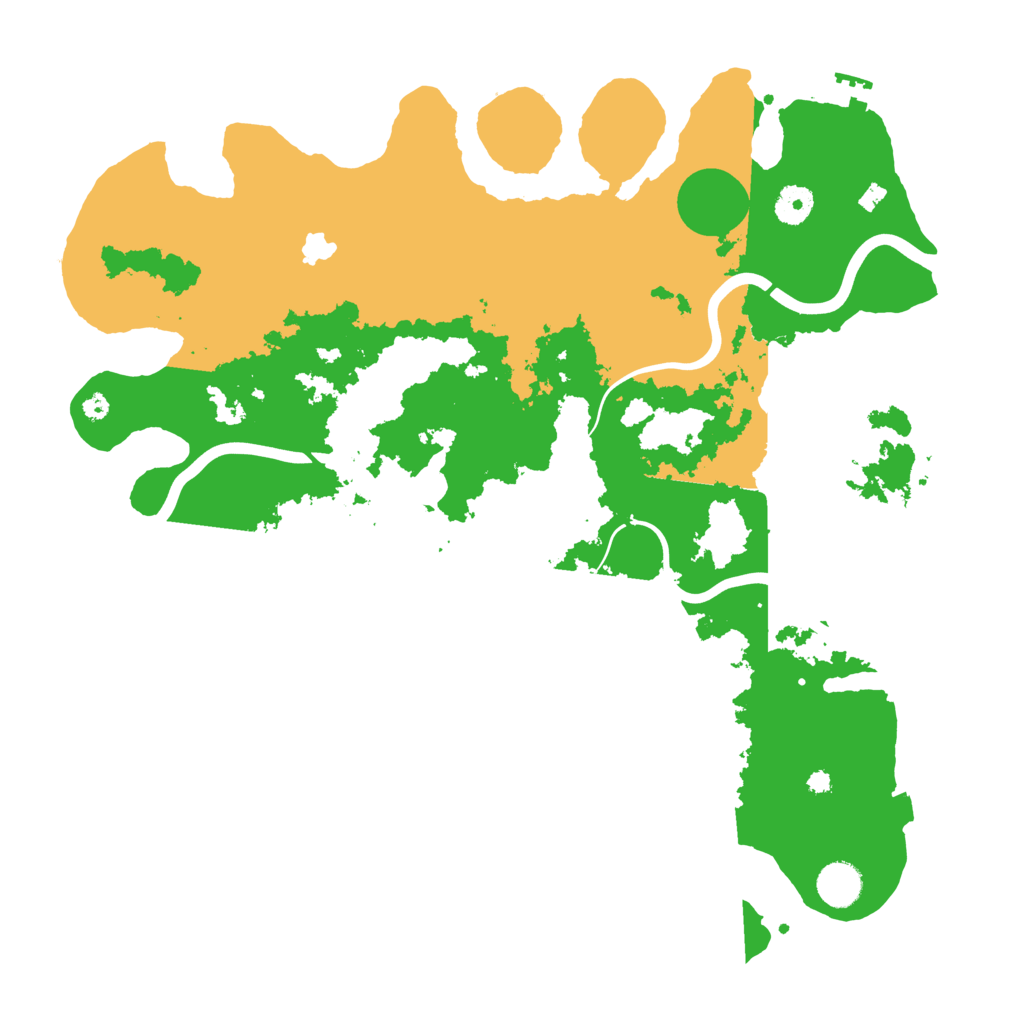 Biome Rust Map: Procedural Map, Size: 4000, Seed: 677
