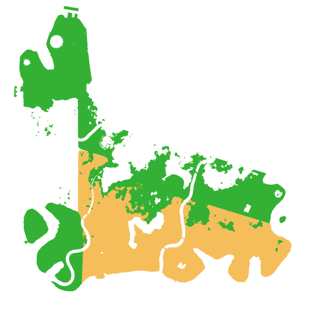 Biome Rust Map: Procedural Map, Size: 4250, Seed: 68410606