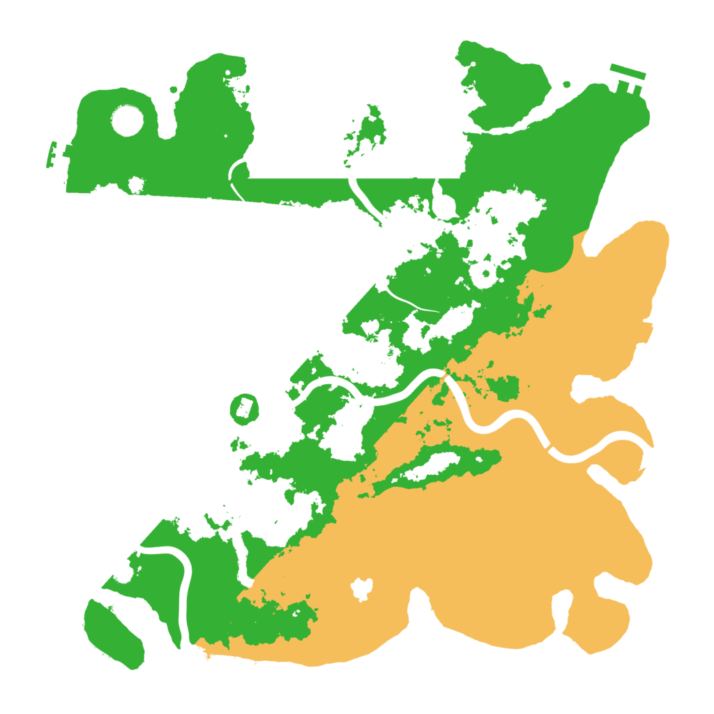 Biome Rust Map: Procedural Map, Size: 4000, Seed: 1564901445