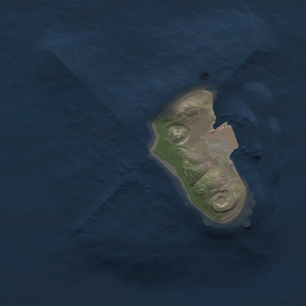 Rust Map: Procedural Map, Size: 1250, Seed: 423512, 1 Monuments