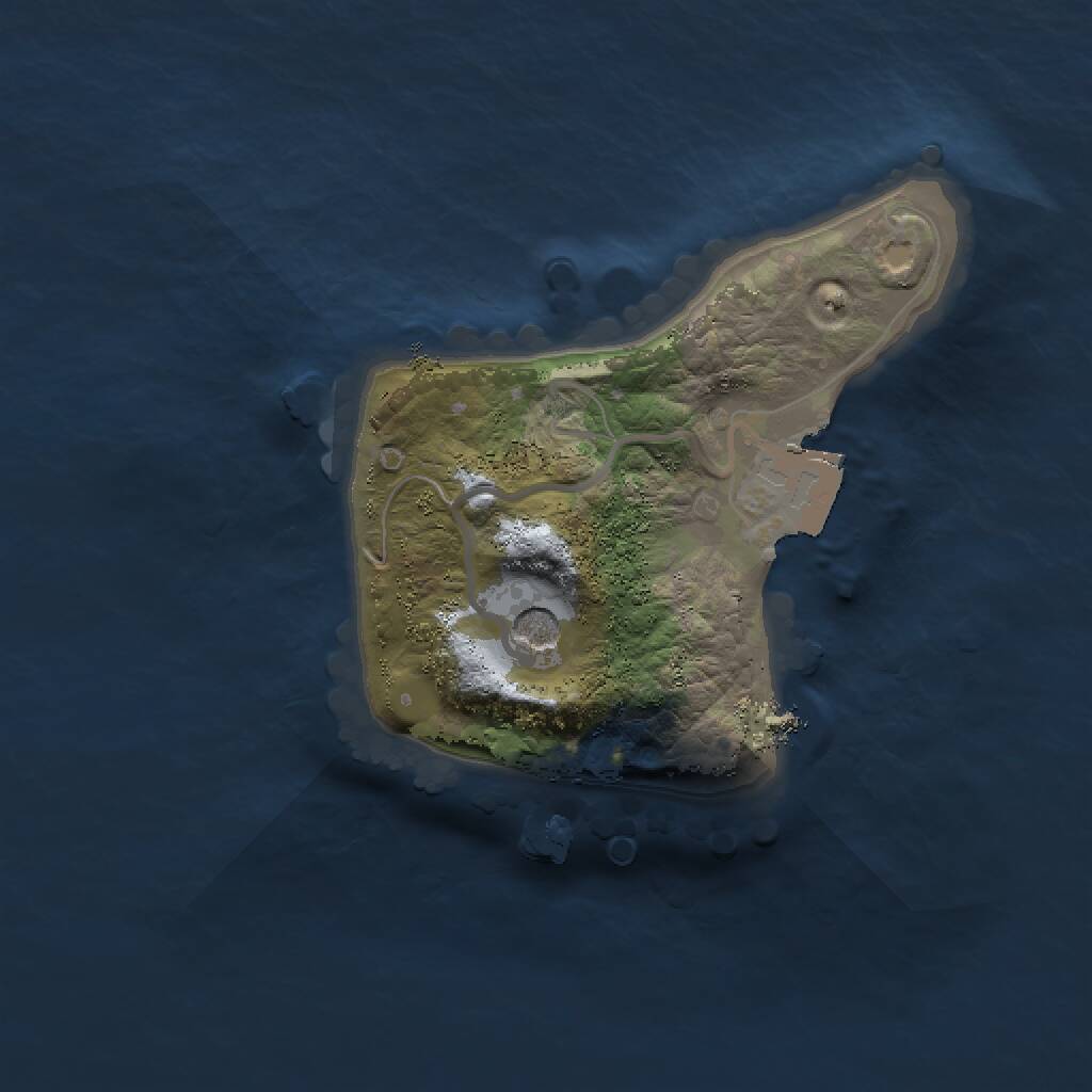 Rust Map: Procedural Map, Size: 1499, Seed: 299991, 2 Monuments