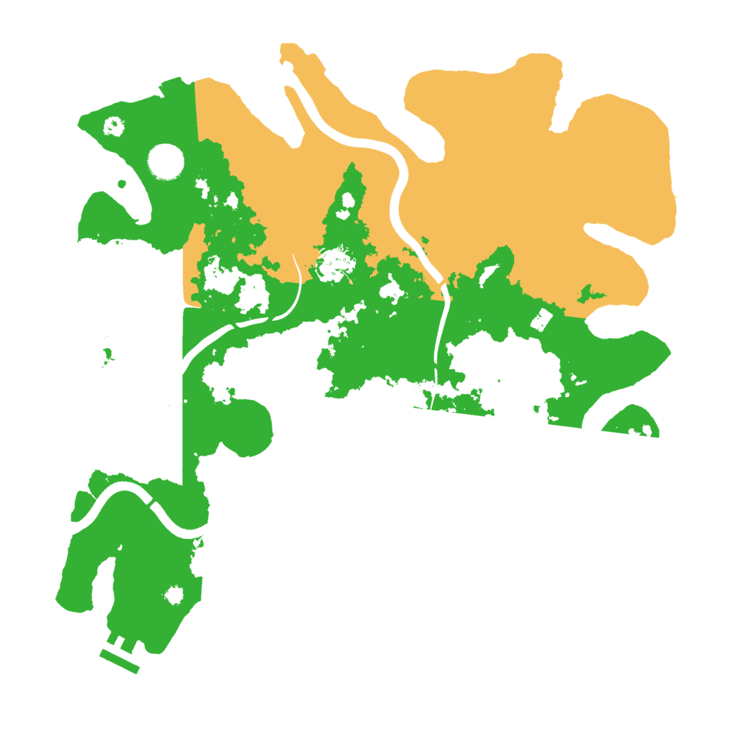Biome Rust Map: Procedural Map, Size: 3550, Seed: 1041084472