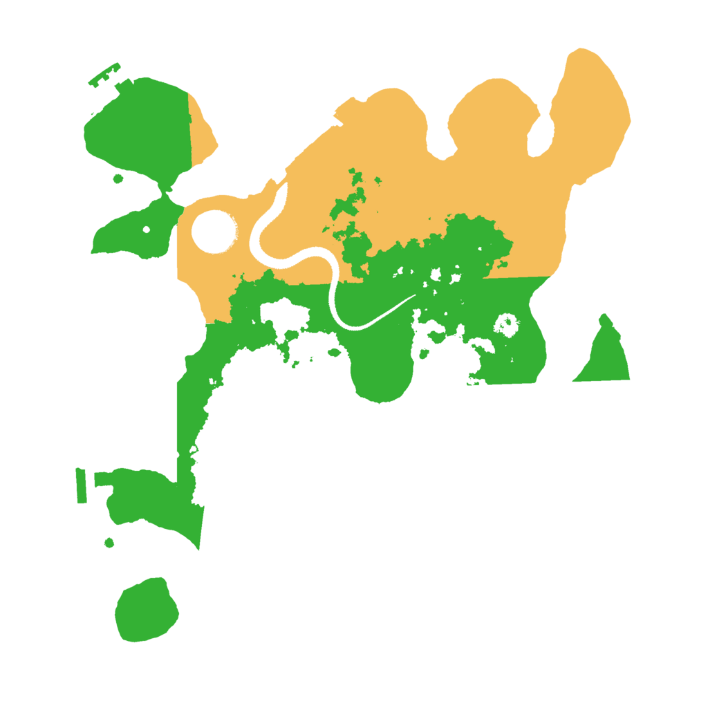 Biome Rust Map: Procedural Map, Size: 3000, Seed: 1331641815