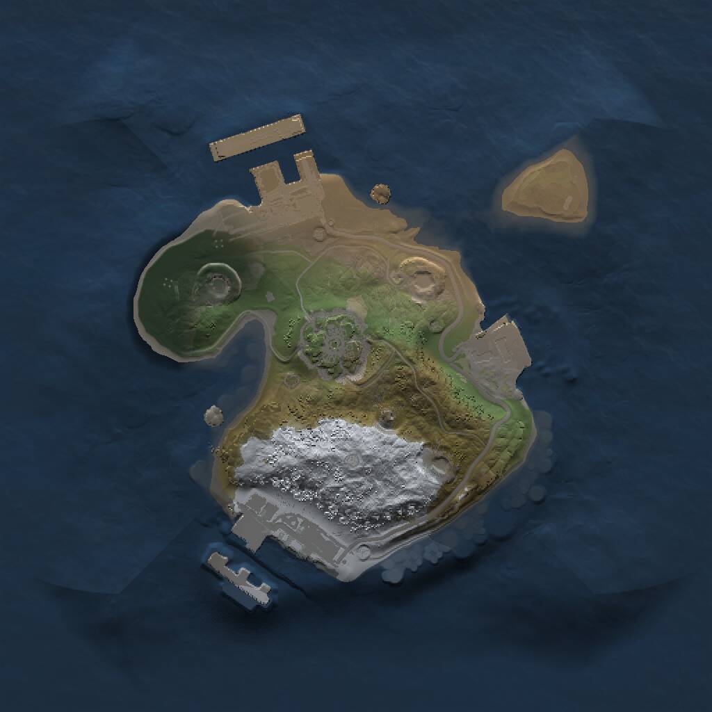 Rust Map: Procedural Map, Size: 1499, Seed: 29991, 4 Monuments