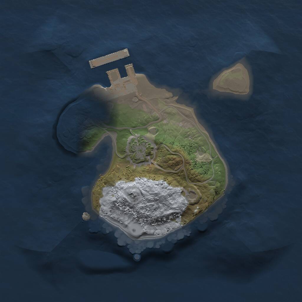 Rust Map: Procedural Map, Size: 1499, Seed: 29991, 3 Monuments