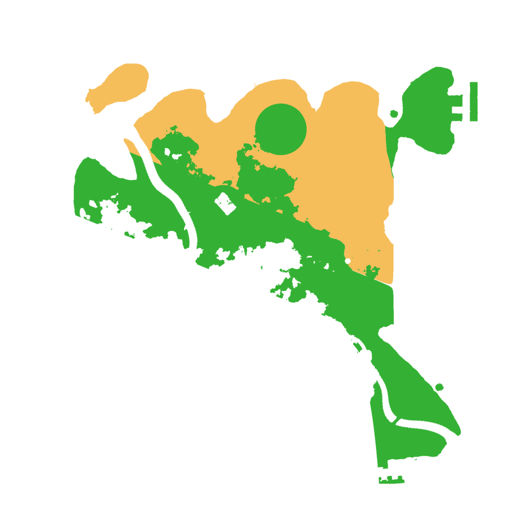 Biome Rust Map: Procedural Map, Size: 2700, Seed: 384950