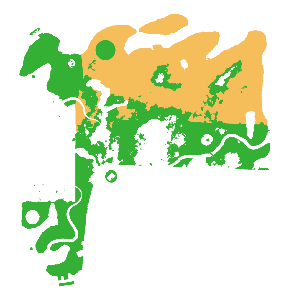 Biome Rust Map: Procedural Map, Size: 4000, Seed: 2036869193