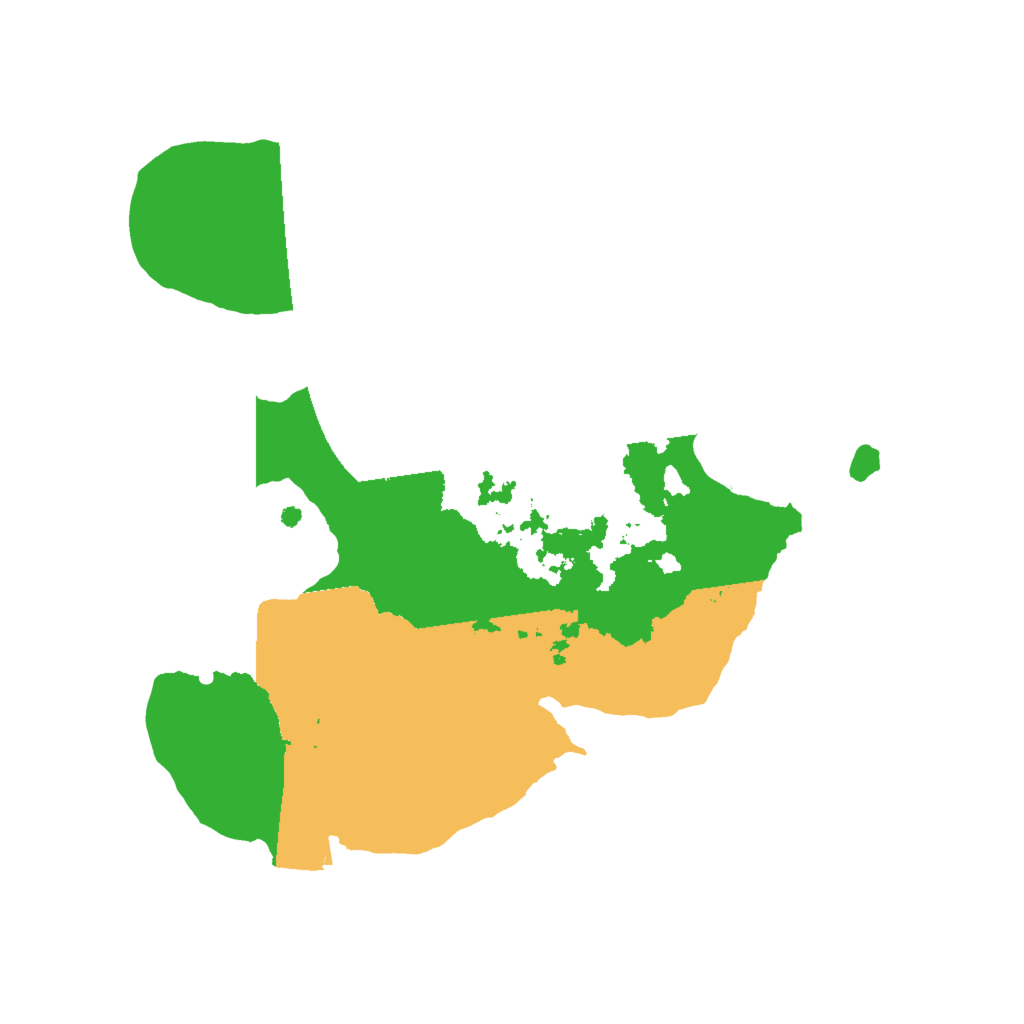 Biome Rust Map: Procedural Map, Size: 2000, Seed: 886133927