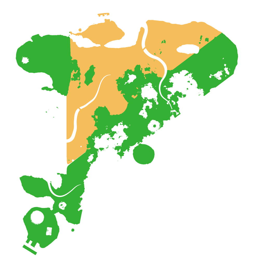 Biome Rust Map: Procedural Map, Size: 3500, Seed: 1331288570
