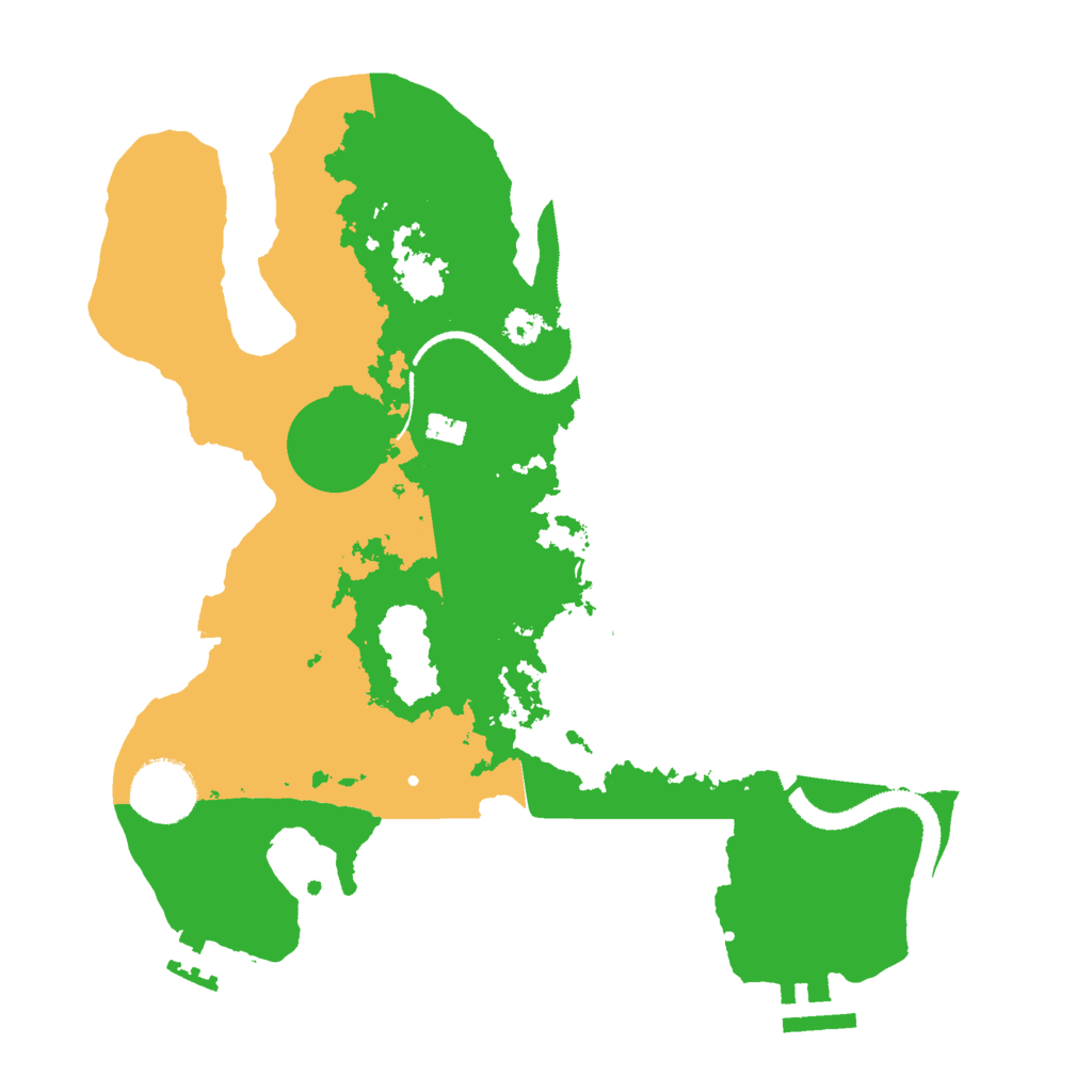 Biome Rust Map: Procedural Map, Size: 3000, Seed: 2154
