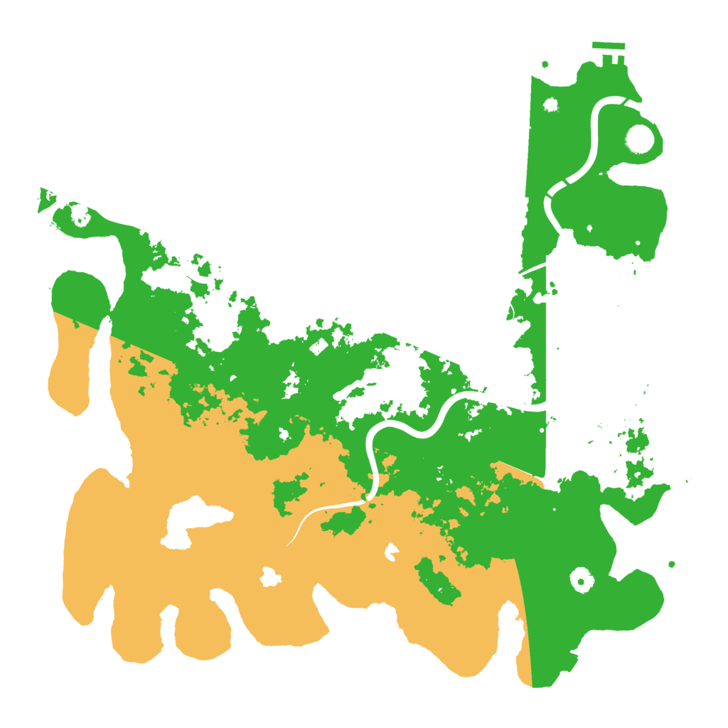 Biome Rust Map: Procedural Map, Size: 4500, Seed: 315350333