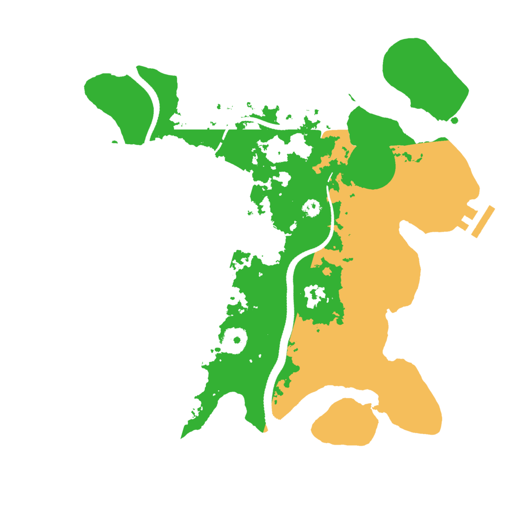 Biome Rust Map: Procedural Map, Size: 3000, Seed: 341212843
