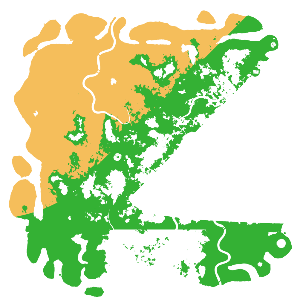 Biome Rust Map: Procedural Map, Size: 6000, Seed: 1862995036