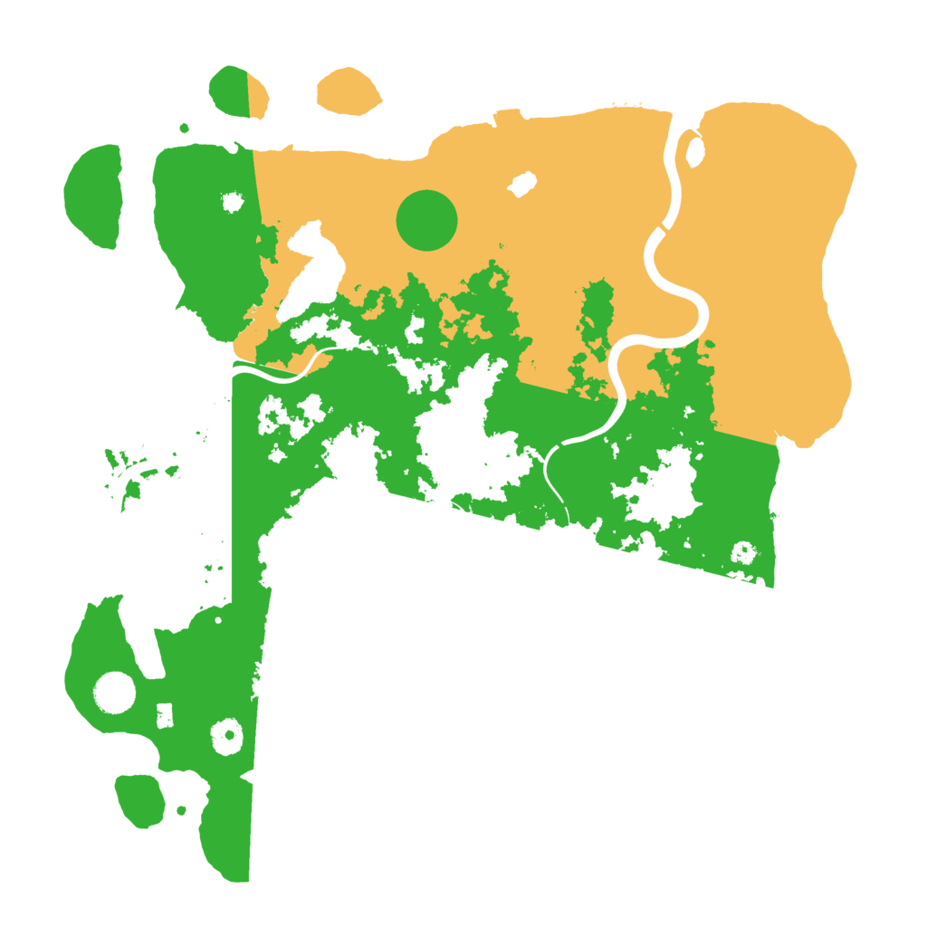 Biome Rust Map: Procedural Map, Size: 4000, Seed: 7613003
