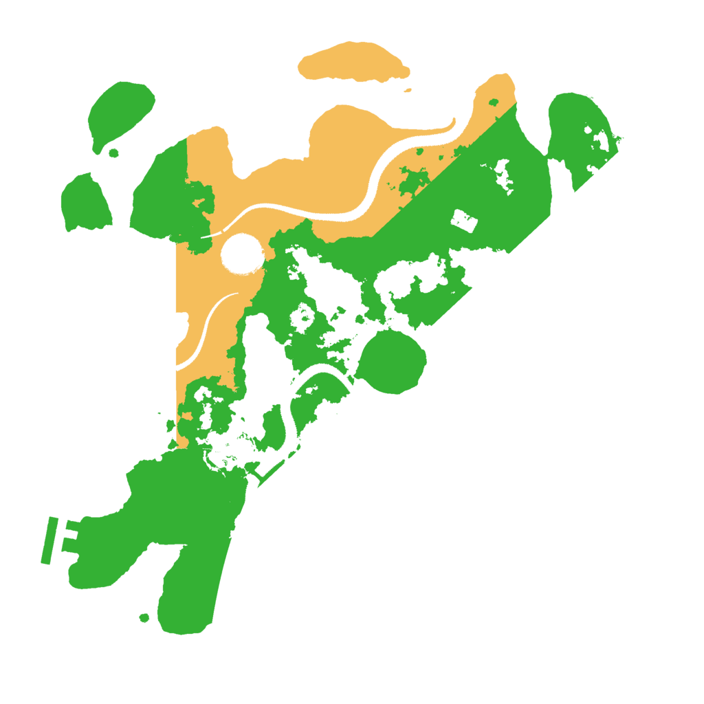 Biome Rust Map: Procedural Map, Size: 3000, Seed: 1160501533