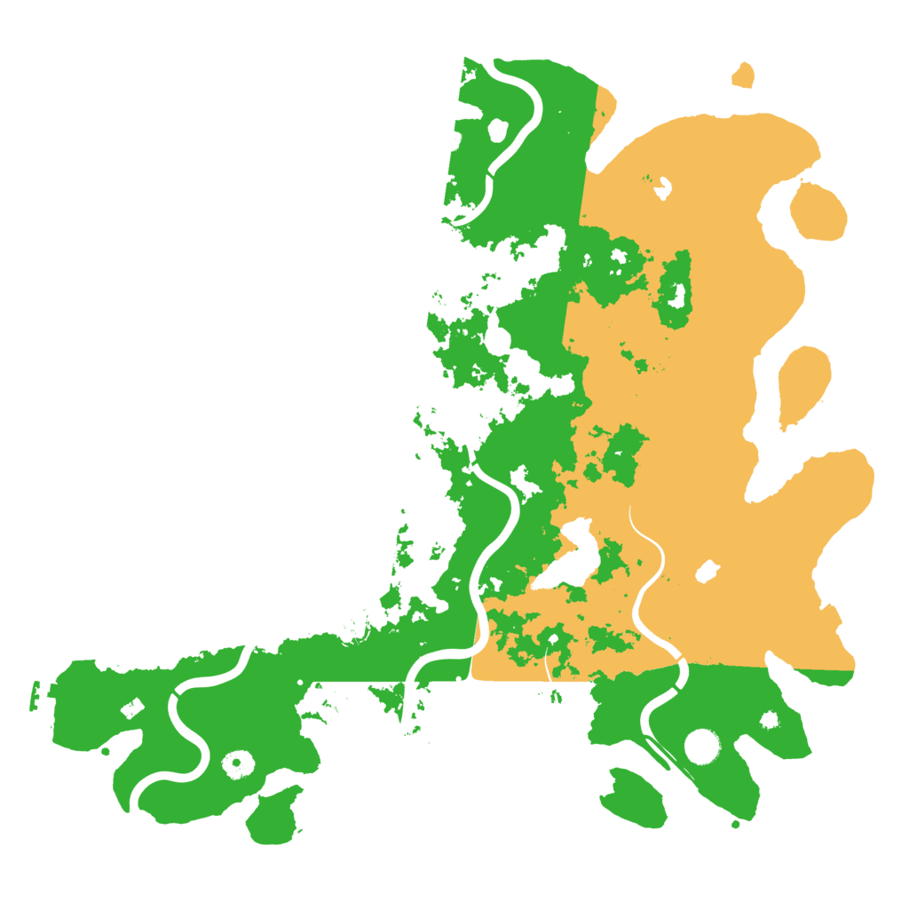 Biome Rust Map: Procedural Map, Size: 4500, Seed: 816801498