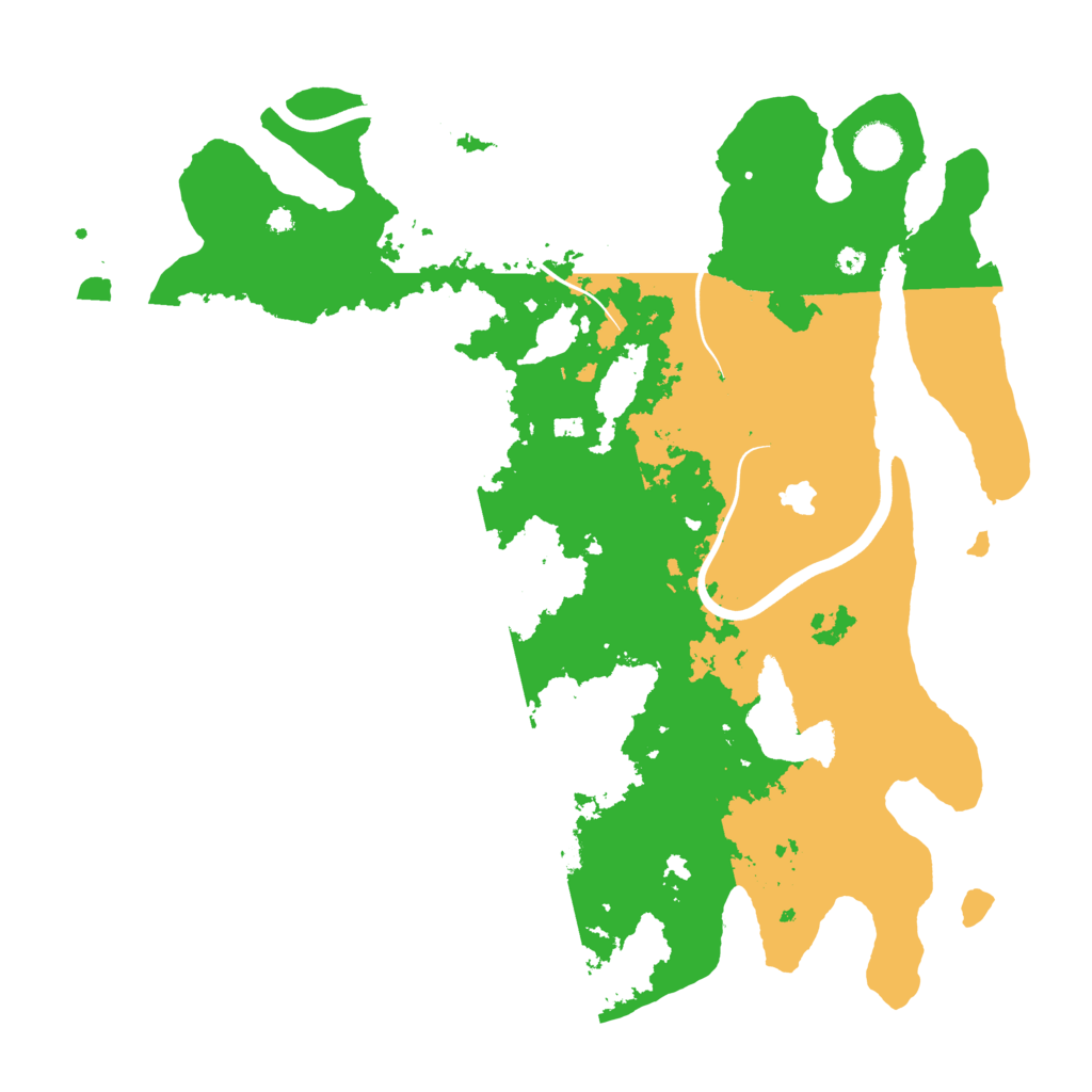 Biome Rust Map: Procedural Map, Size: 4000, Seed: 4232424