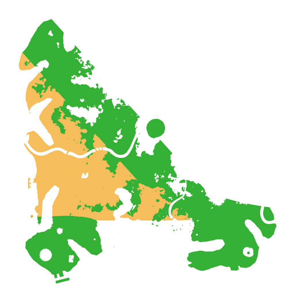 Biome Rust Map: Procedural Map, Size: 4250, Seed: 324532434