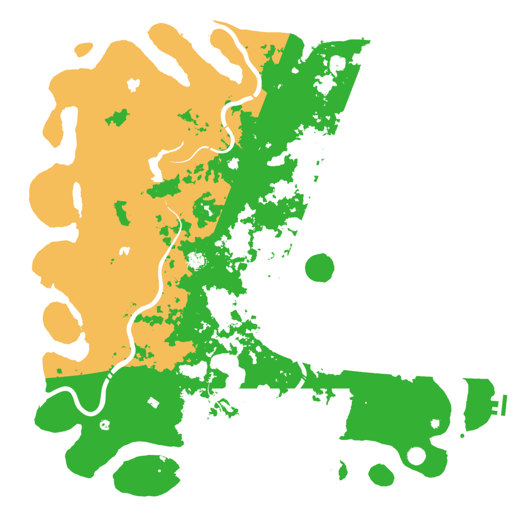 Biome Rust Map: Procedural Map, Size: 5000, Seed: 32439
