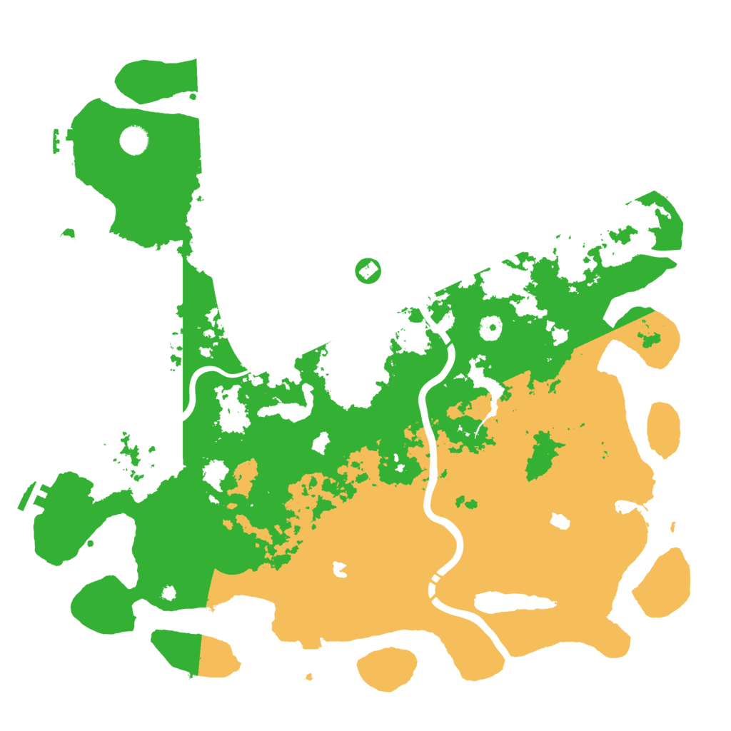 Biome Rust Map: Procedural Map, Size: 4500, Seed: 56873425