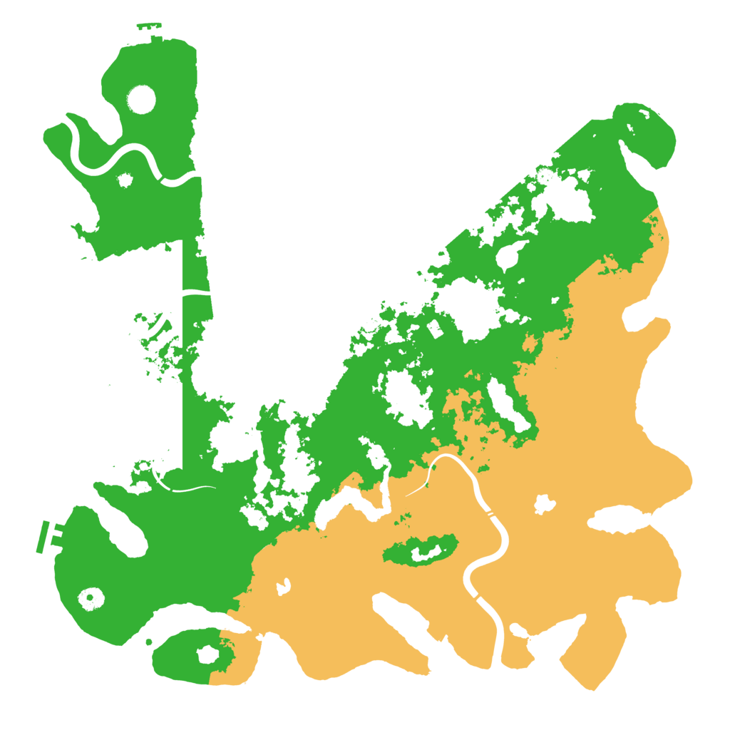 Biome Rust Map: Procedural Map, Size: 4500, Seed: 268825603
