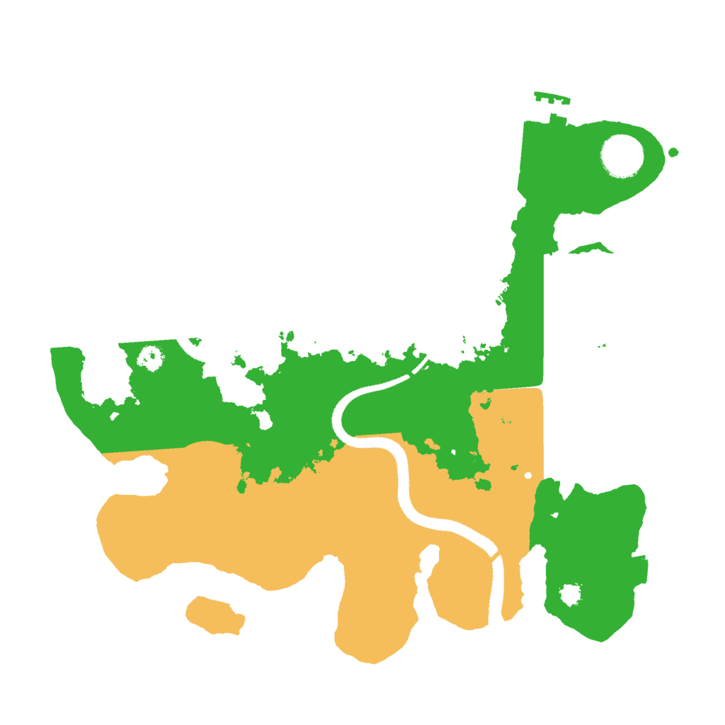 Biome Rust Map: Procedural Map, Size: 3000, Seed: 23977