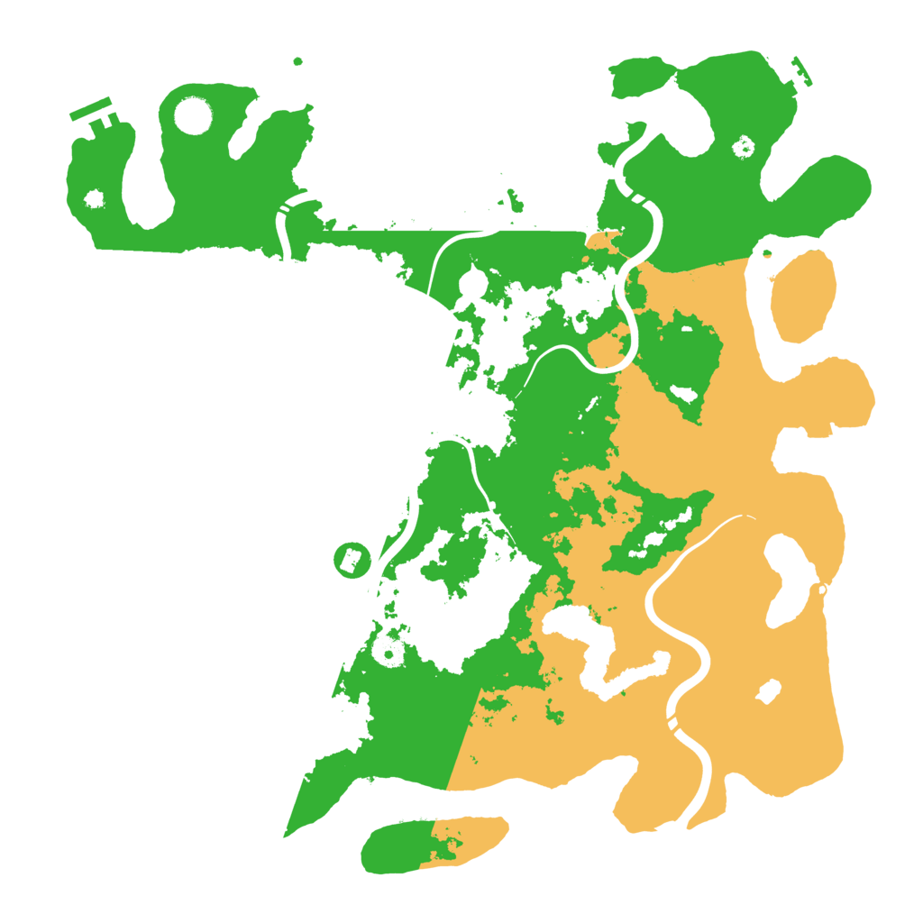 Biome Rust Map: Procedural Map, Size: 4300, Seed: 720022919