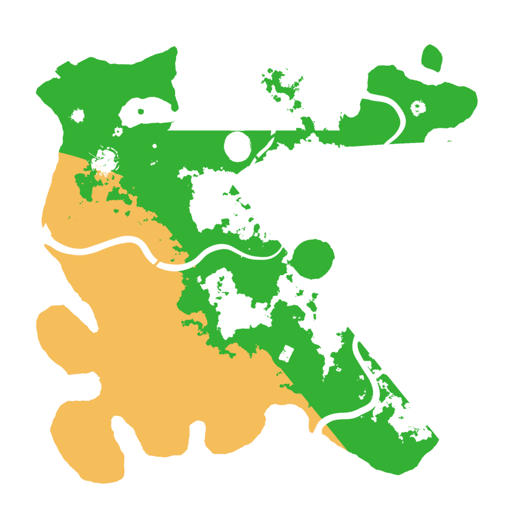 Biome Rust Map: Procedural Map, Size: 3500, Seed: 1848498675