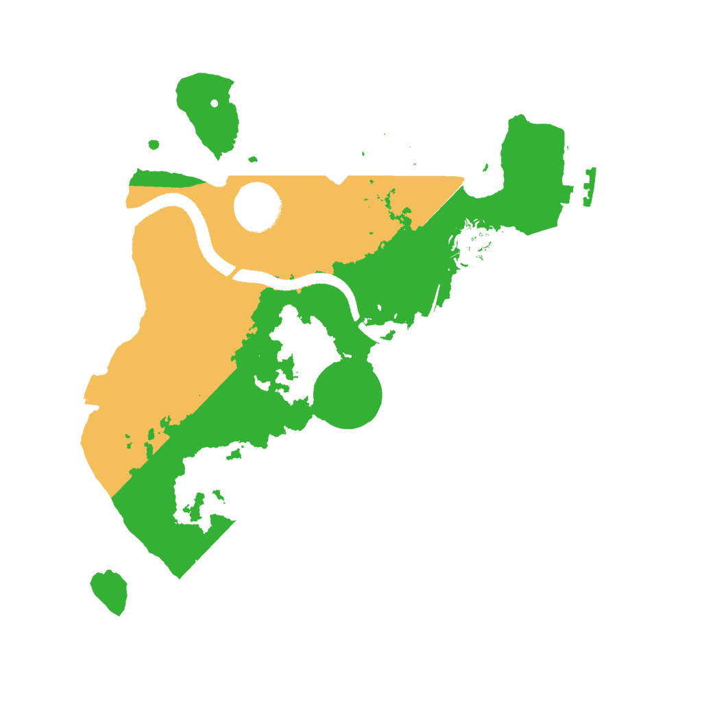 Biome Rust Map: Procedural Map, Size: 2700, Seed: 1756728076