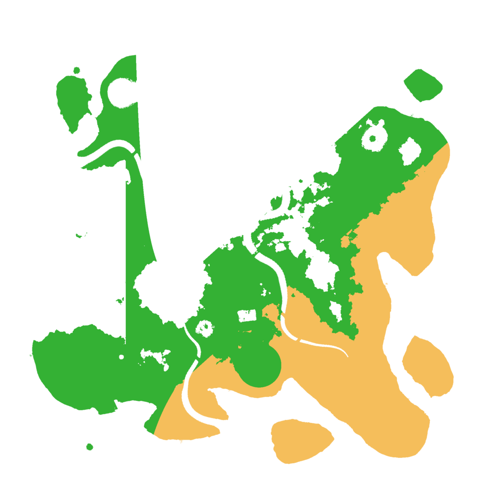 Biome Rust Map: Procedural Map, Size: 3000, Seed: 13032006