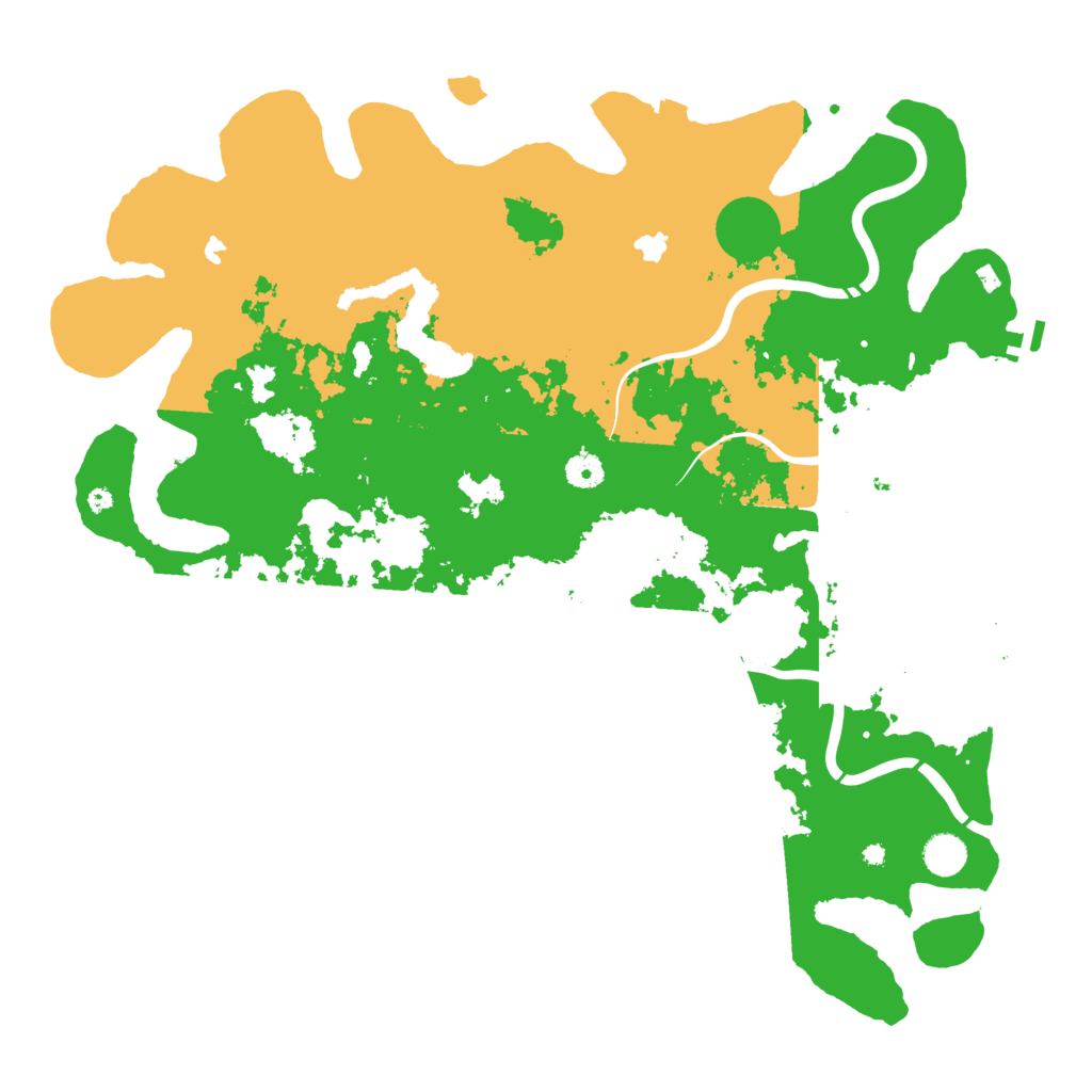 Biome Rust Map: Procedural Map, Size: 4500, Seed: 93360222