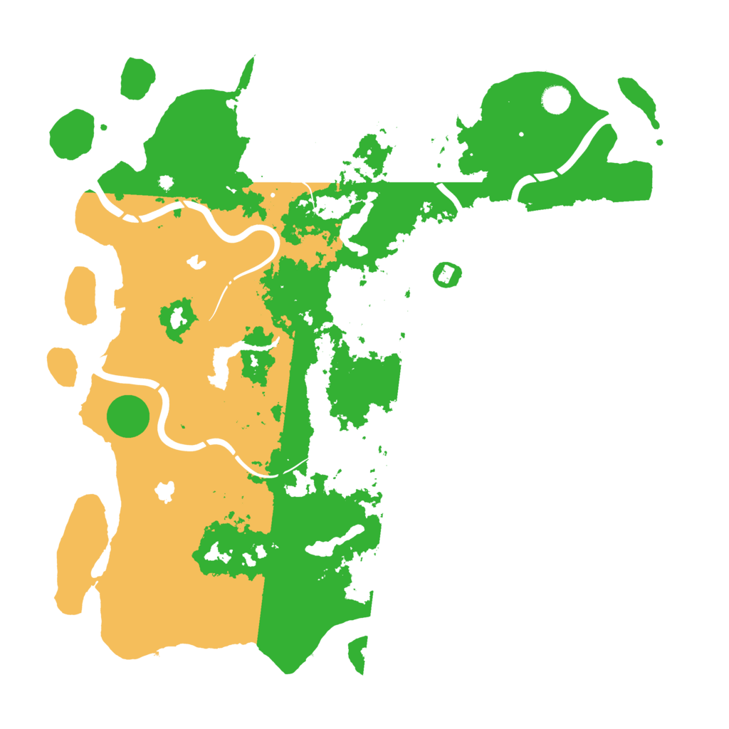Biome Rust Map: Procedural Map, Size: 4500, Seed: 111265785
