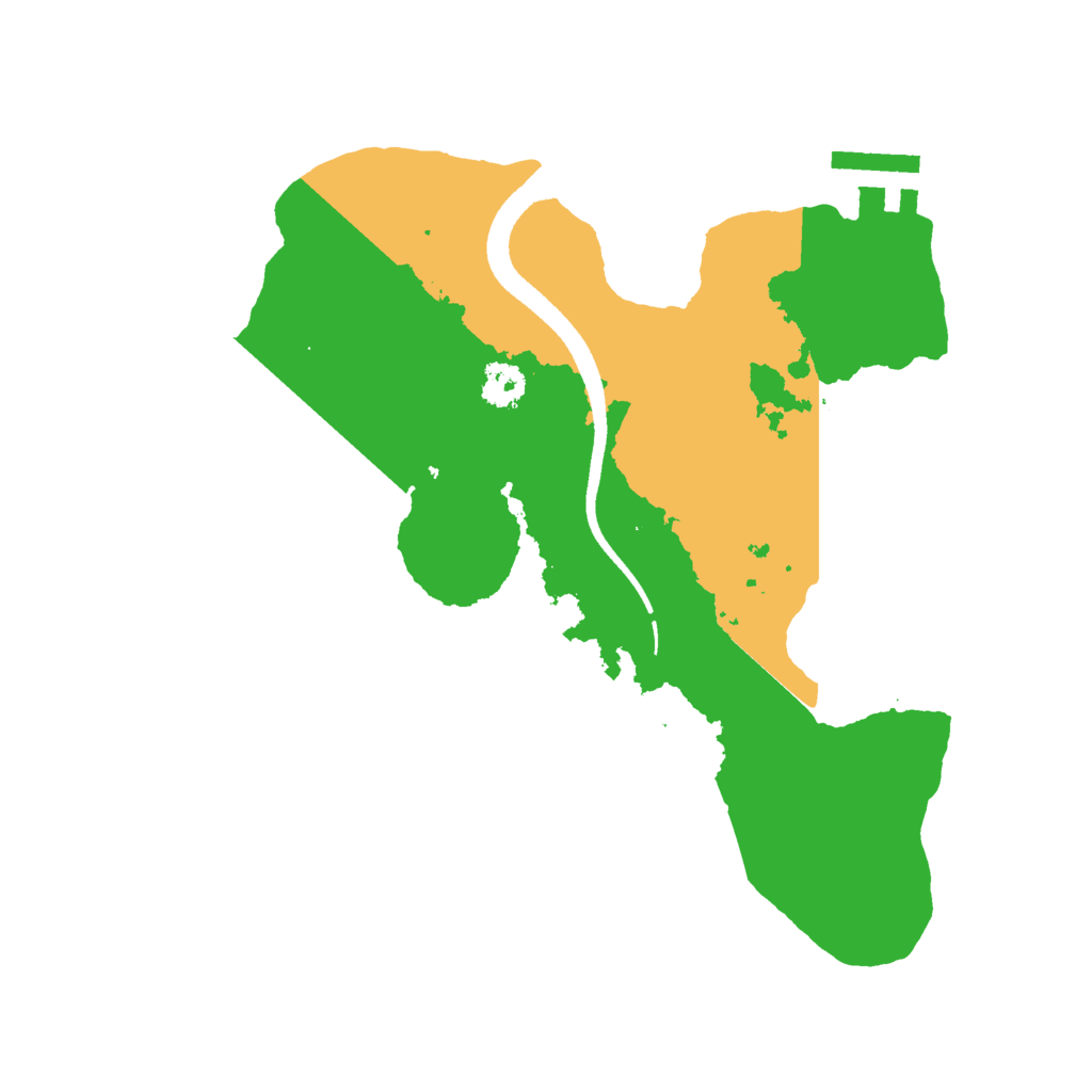Biome Rust Map: Procedural Map, Size: 2500, Seed: 1163450040