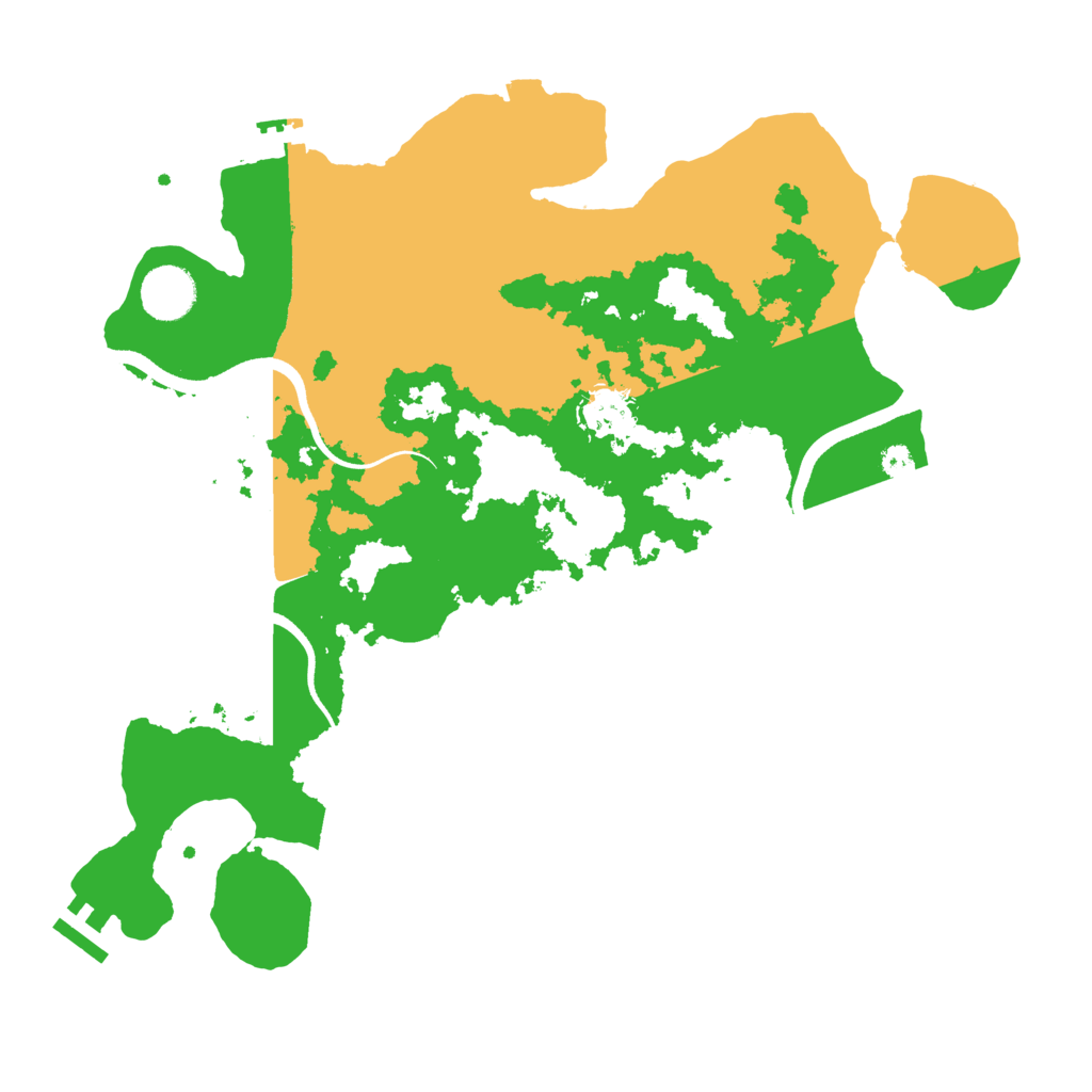 Biome Rust Map: Procedural Map, Size: 3600, Seed: 651265